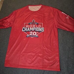 Los Angeles Angels 2002 World Series Champions 20th Anniversary Men's XL 482